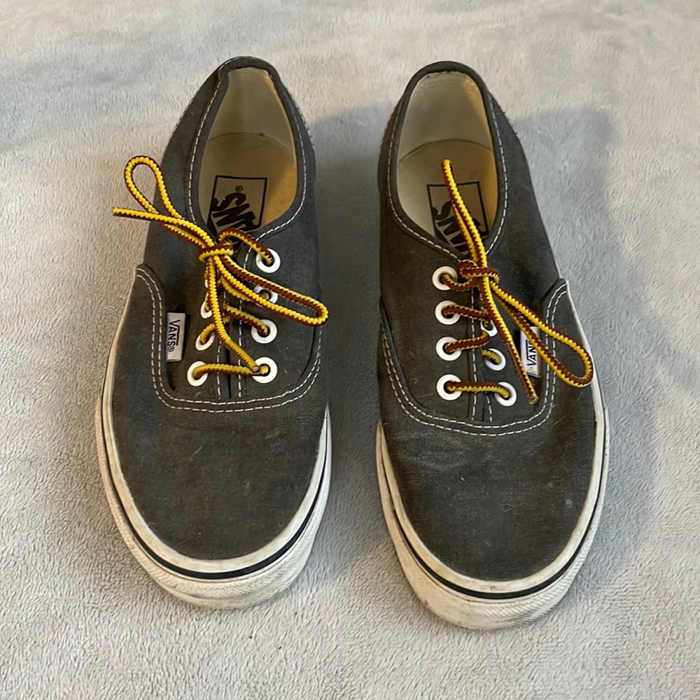 Vans for Madewell authentic washed cotton sneakers—womens size 6